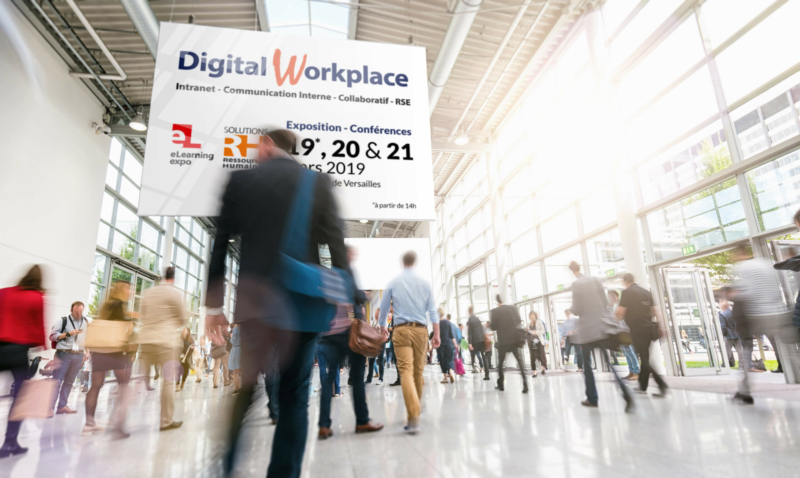 Retrouvez-nous au salon Digital Workplace les 19, 20 et 21 mars prochain.